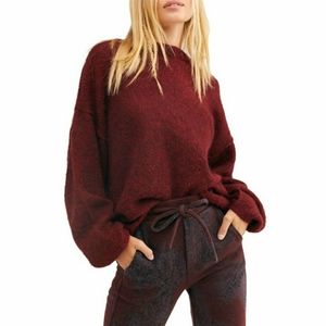 Free people angelic crew neck pullover